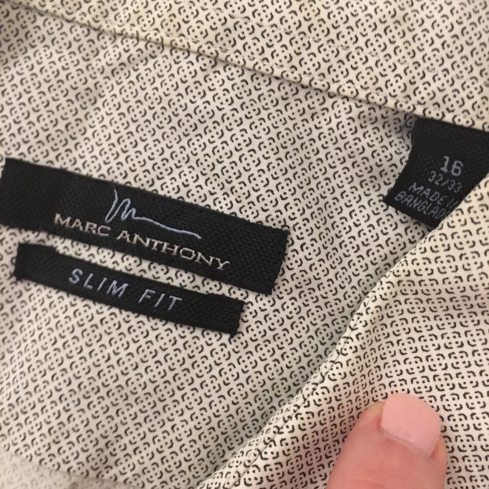 Marc Anthony Great Condition Men’s Dress Shirt